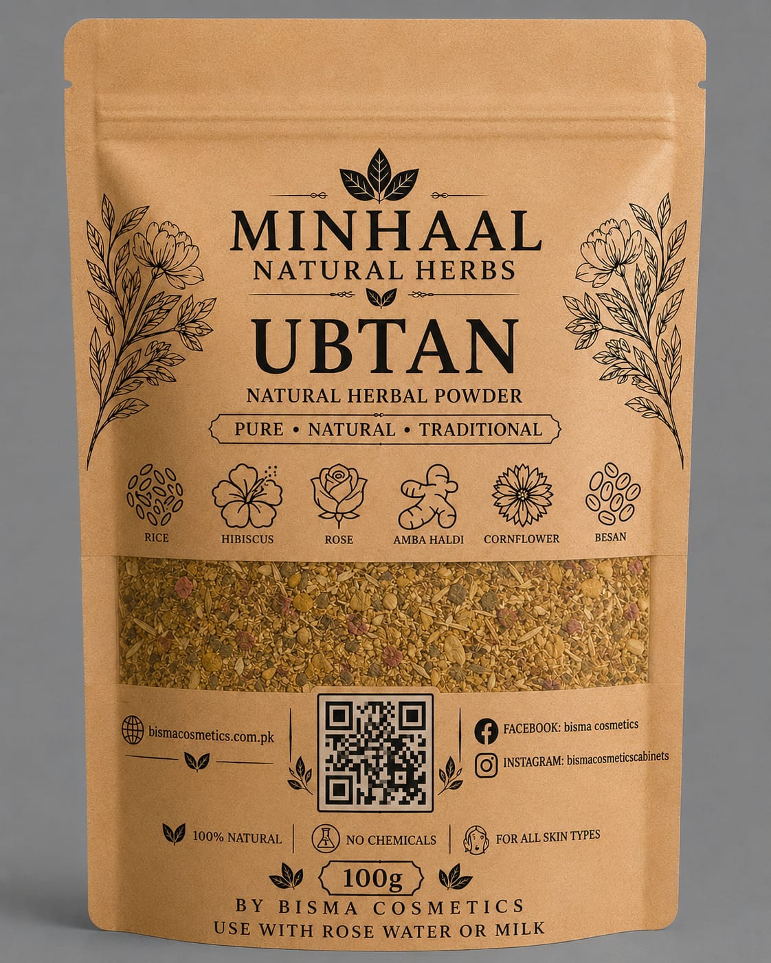 Minhaal Natural Herbs Ubtan